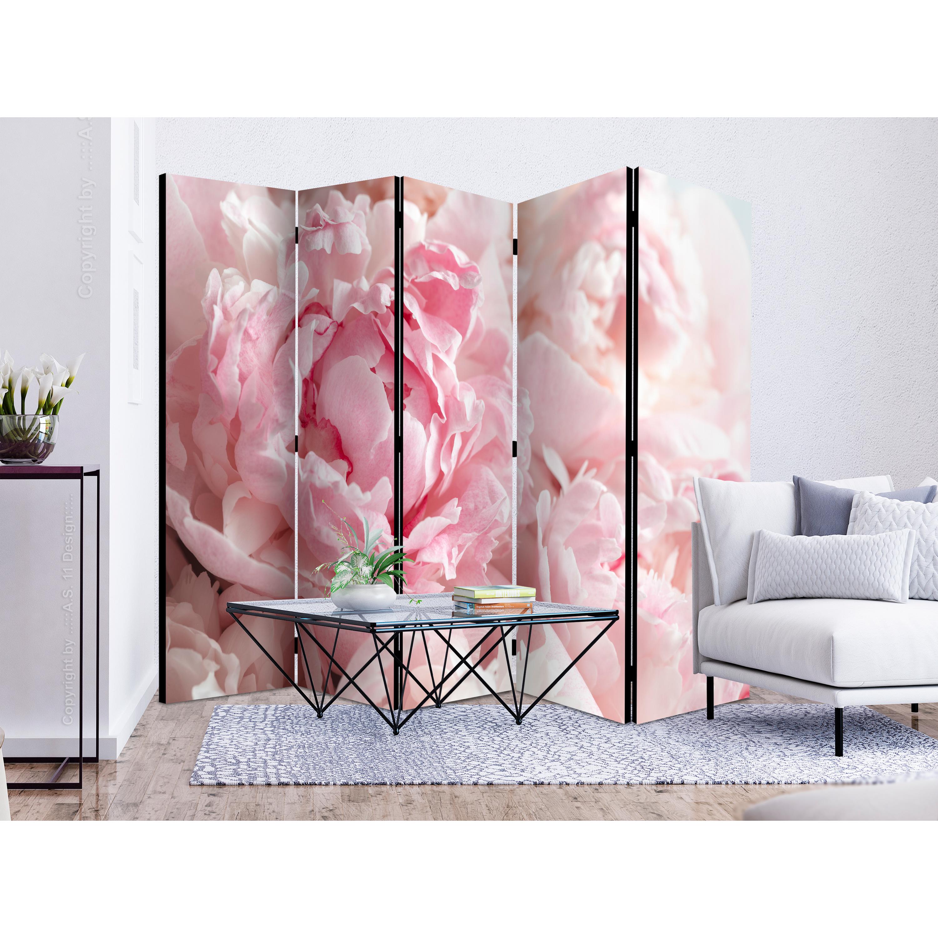 Rumsavdelare Skärmvägg Arkiio Sweet Peonies II 225x172 cm