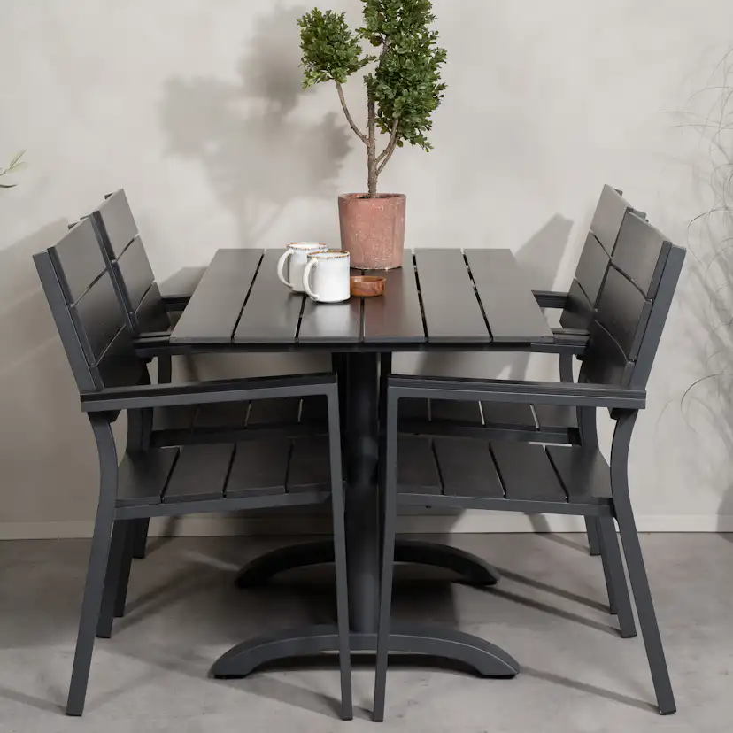 Cafégrupp Venture Home Dolly med 4 Lova Stolar