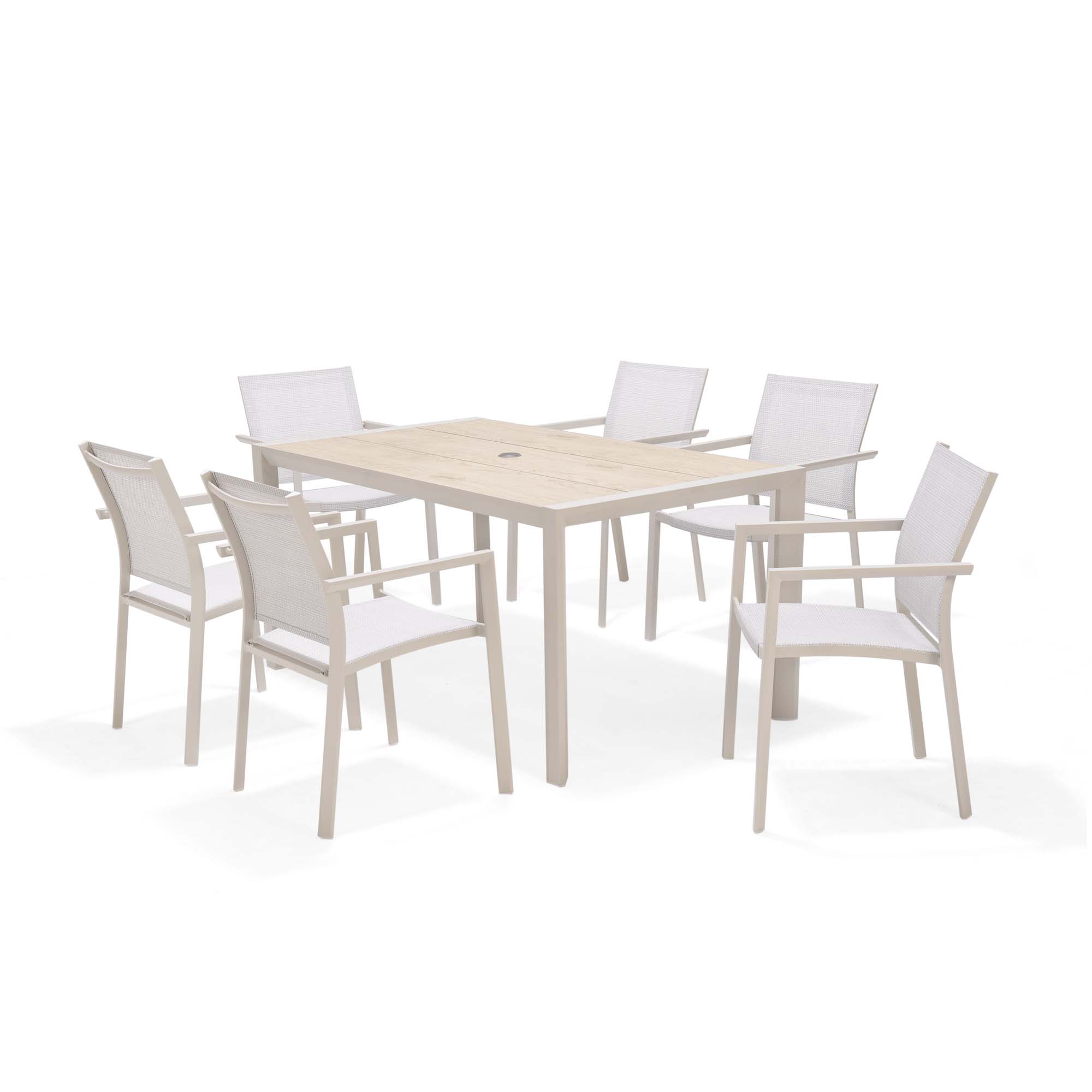 Matgrupp Utomhus LifestyleGarden Urbanite 160 cm 6 karmstolar