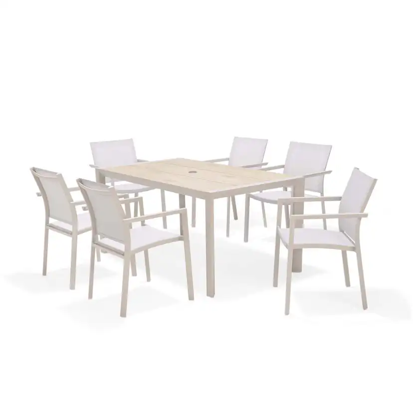 Matgrupp Utomhus LifestyleGarden Urbanite 160 cm 6 karmstolar
