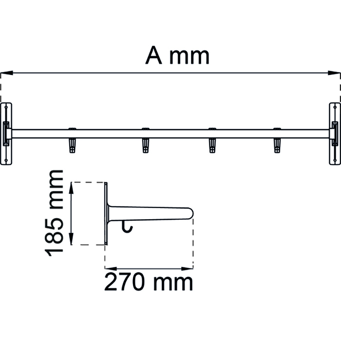 Hatthylla Habo Elegant 80 cm
