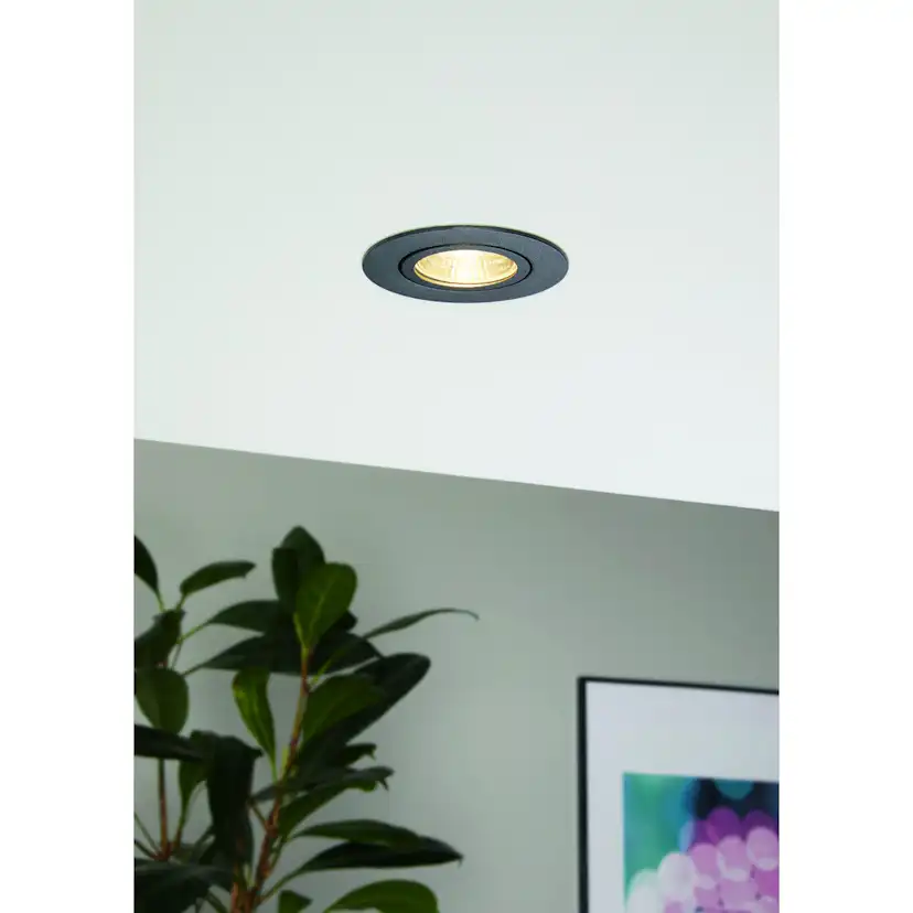 Infälld Lampa Eglo Saliceto Ø88 mm 2700K