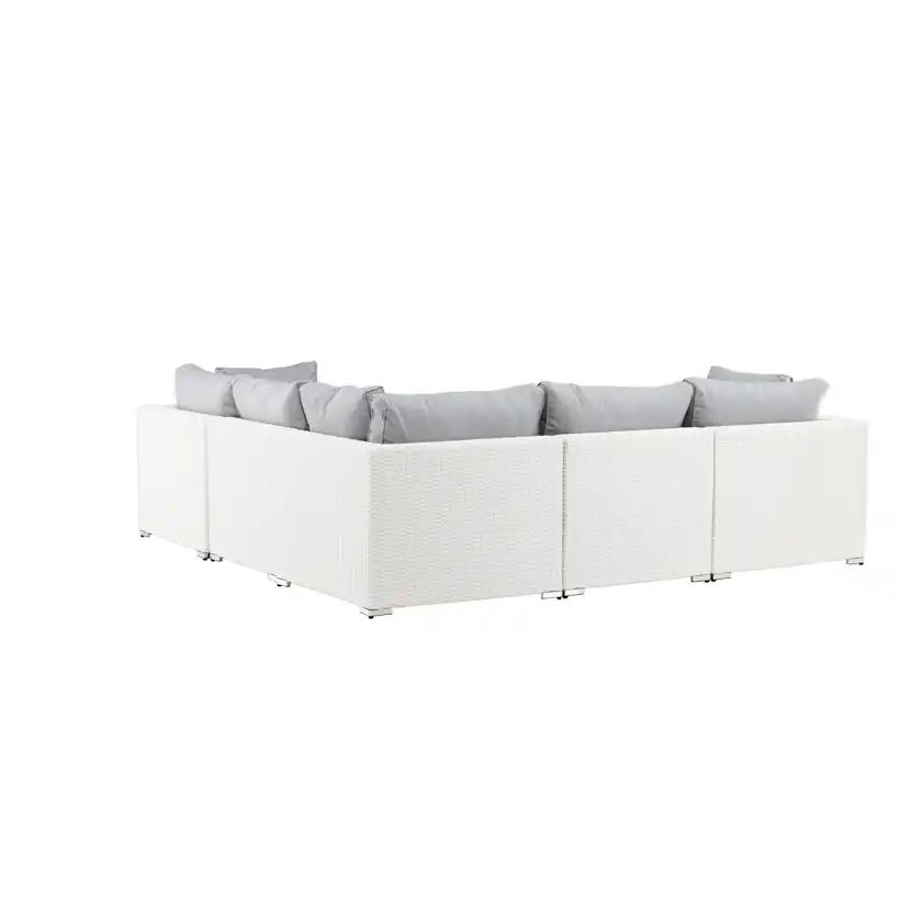 Amazon Modulsoffa 3+2+1 - Vit / grå dyna Vit