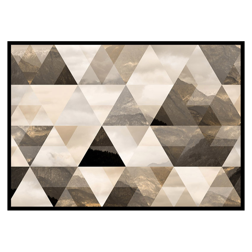 Poster Gallerix Geo Designed Landscape