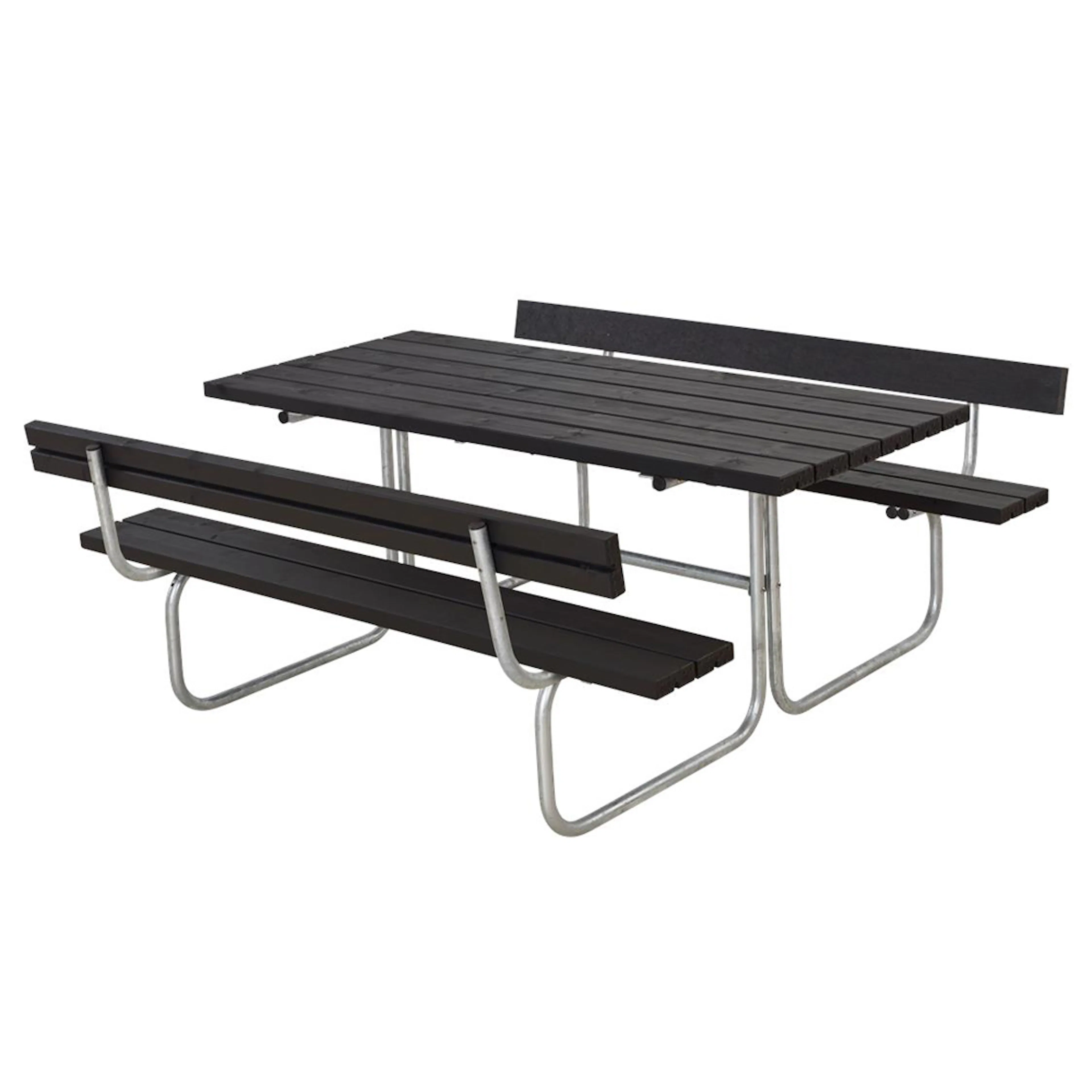 Picknickbord PLUS Classic Svart Utomhus