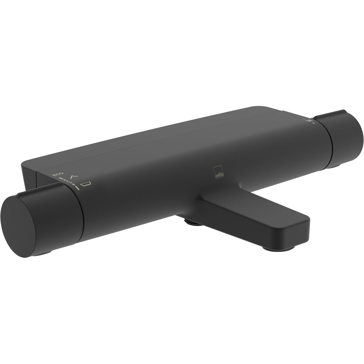 Oras Optima Style Dusch- och badkarsblandare 7154N-33 c/c Mått: 160 mm, Mattsvart