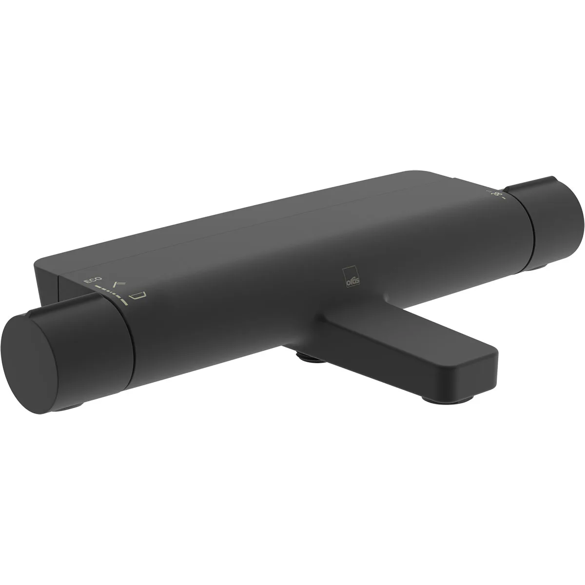 Oras Optima Style Dusch- och badkarsblandare 7154N-33 c/c Mått: 160 mm, Mattsvart