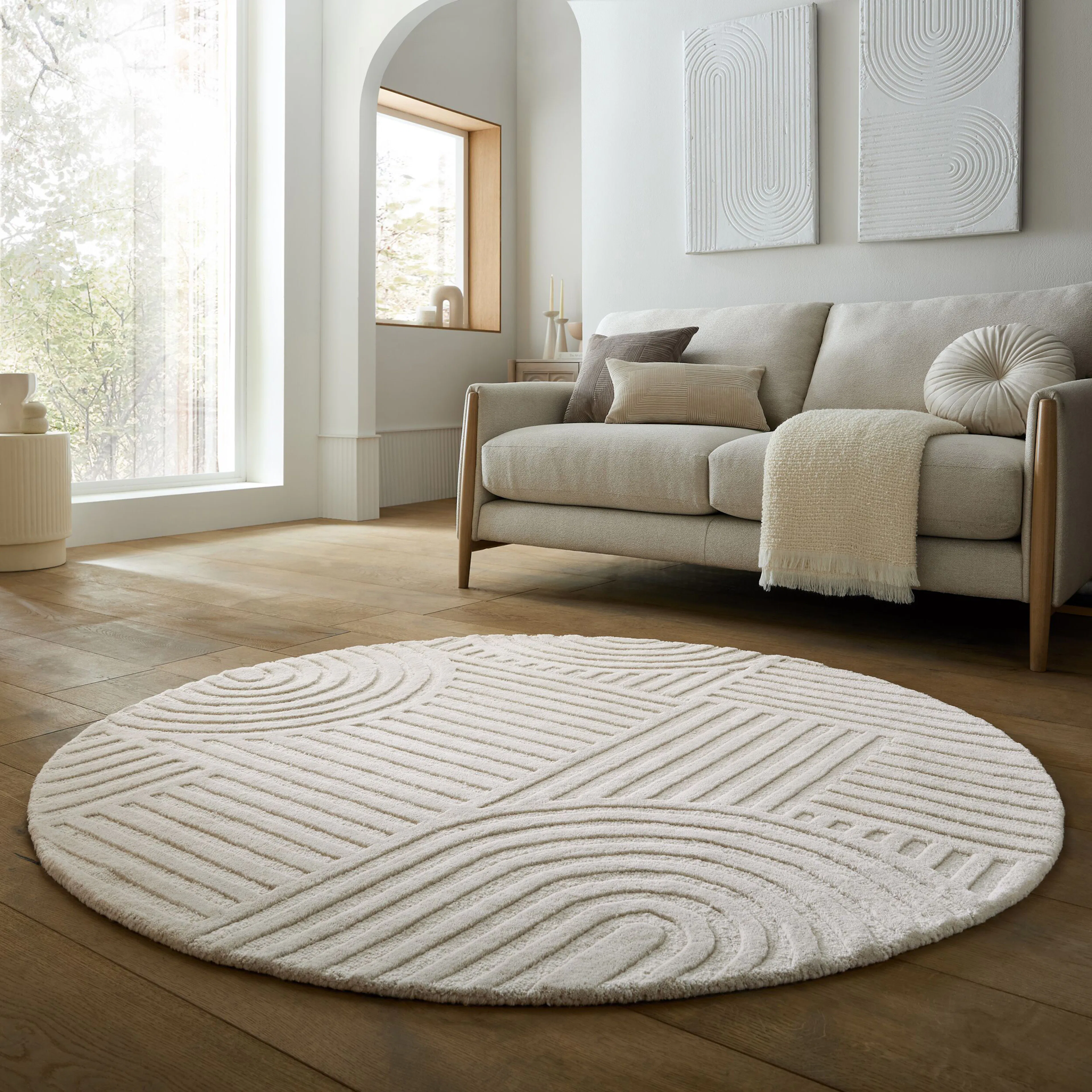 Rund Matta Flair Rugs Zen Garden