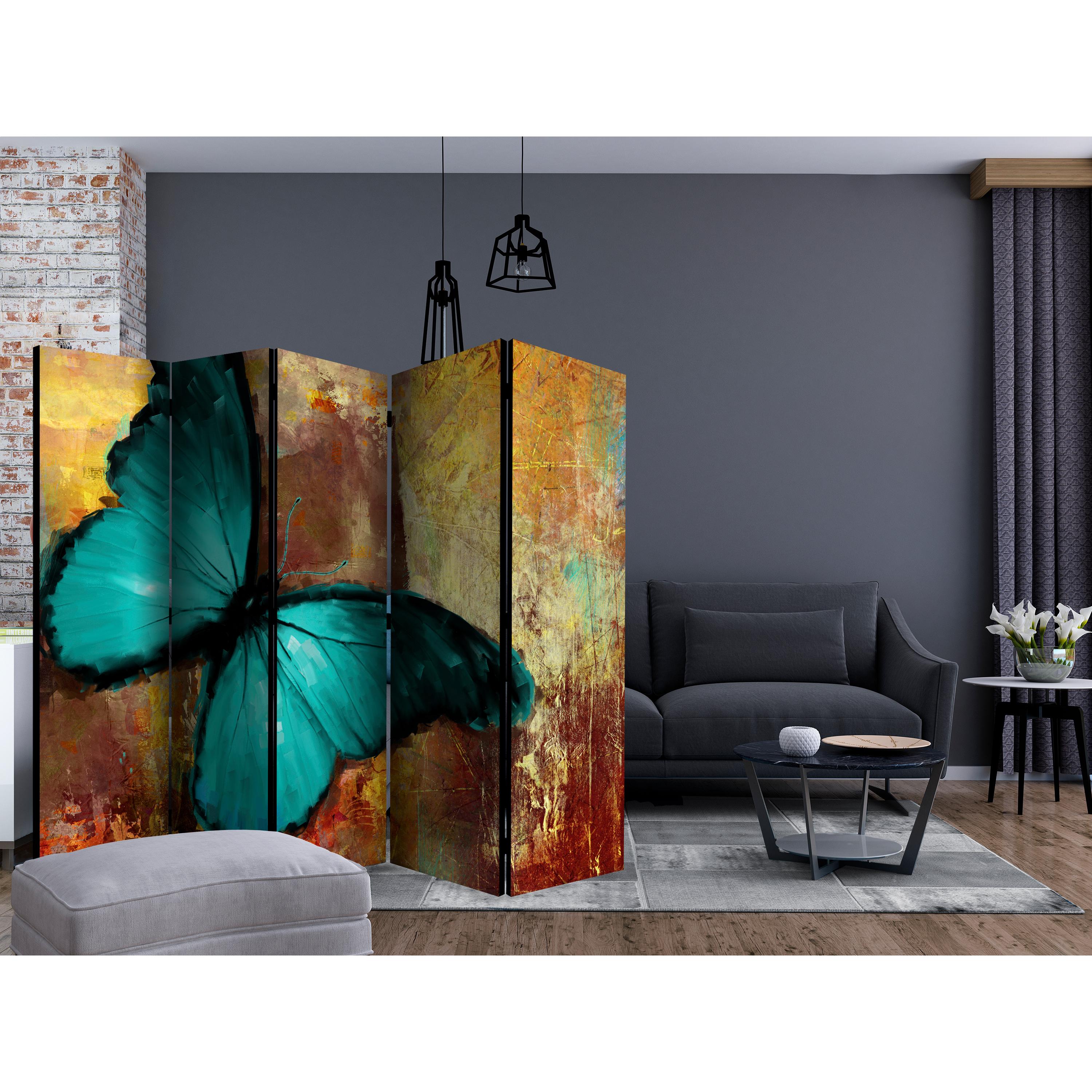 Rumsavdelare Skärmvägg Arkiio Painted Butterfly II 225x172 cm