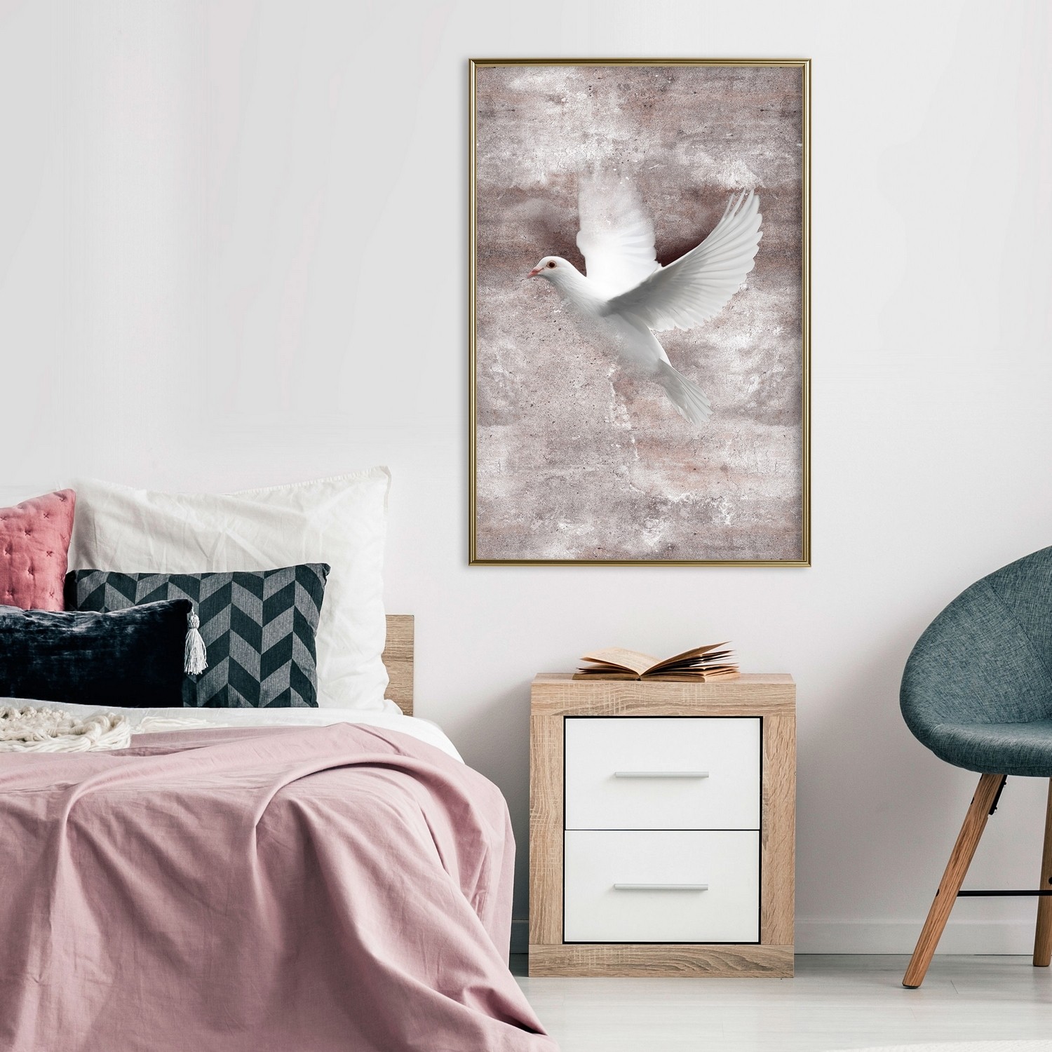 Poster Artgeist Affisch Love in Flight