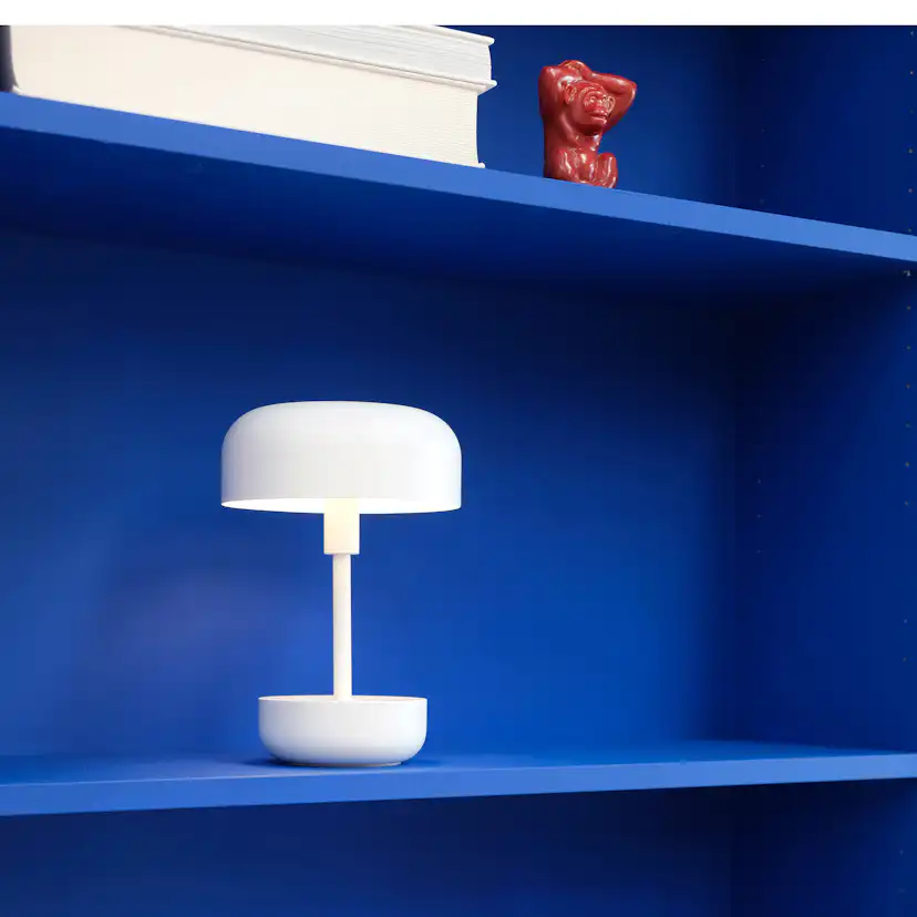 Portabel Bordslampa Dyberg Larsen Haipot LED Uppladdningsbar