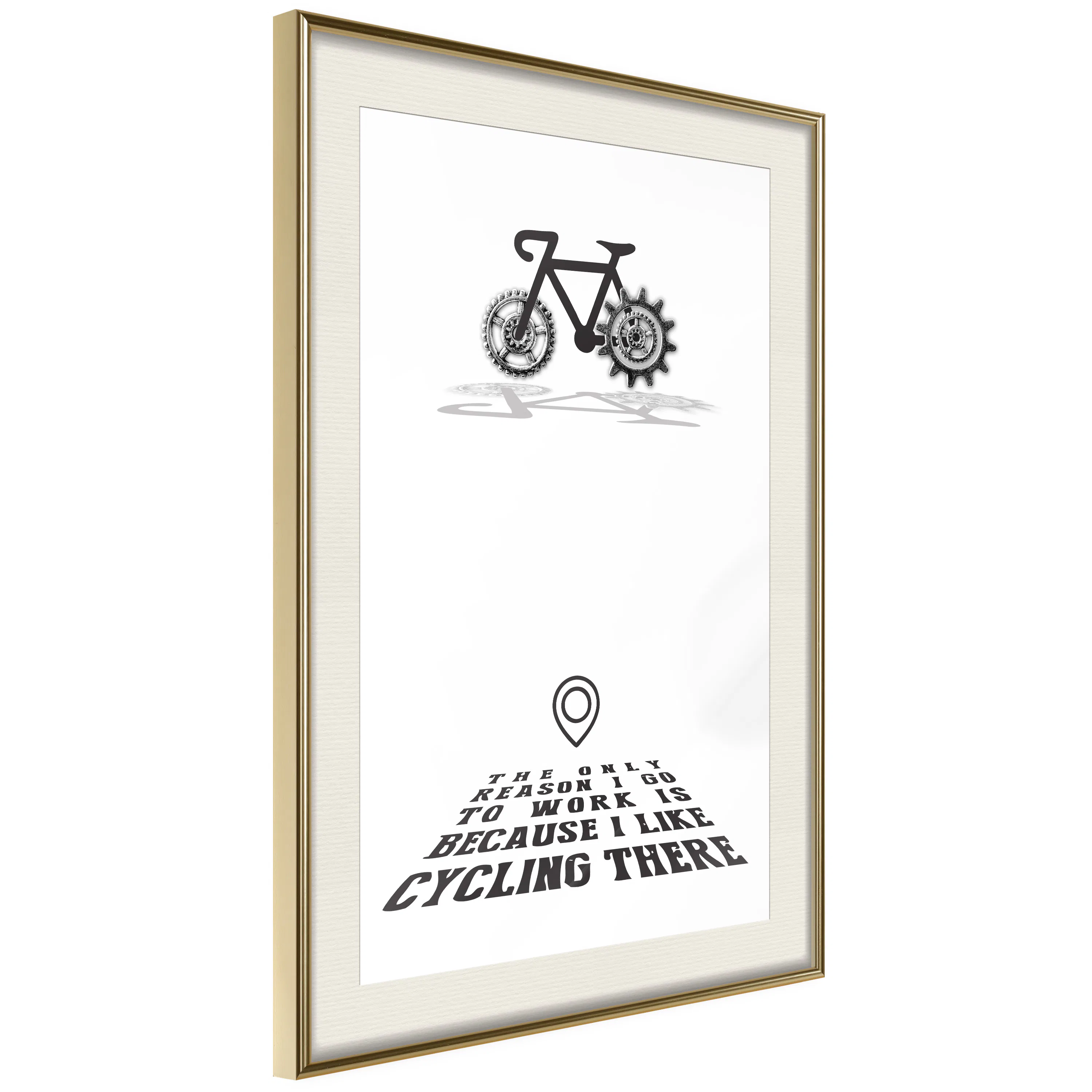 Poster Artgeist Affisch I like Cycling