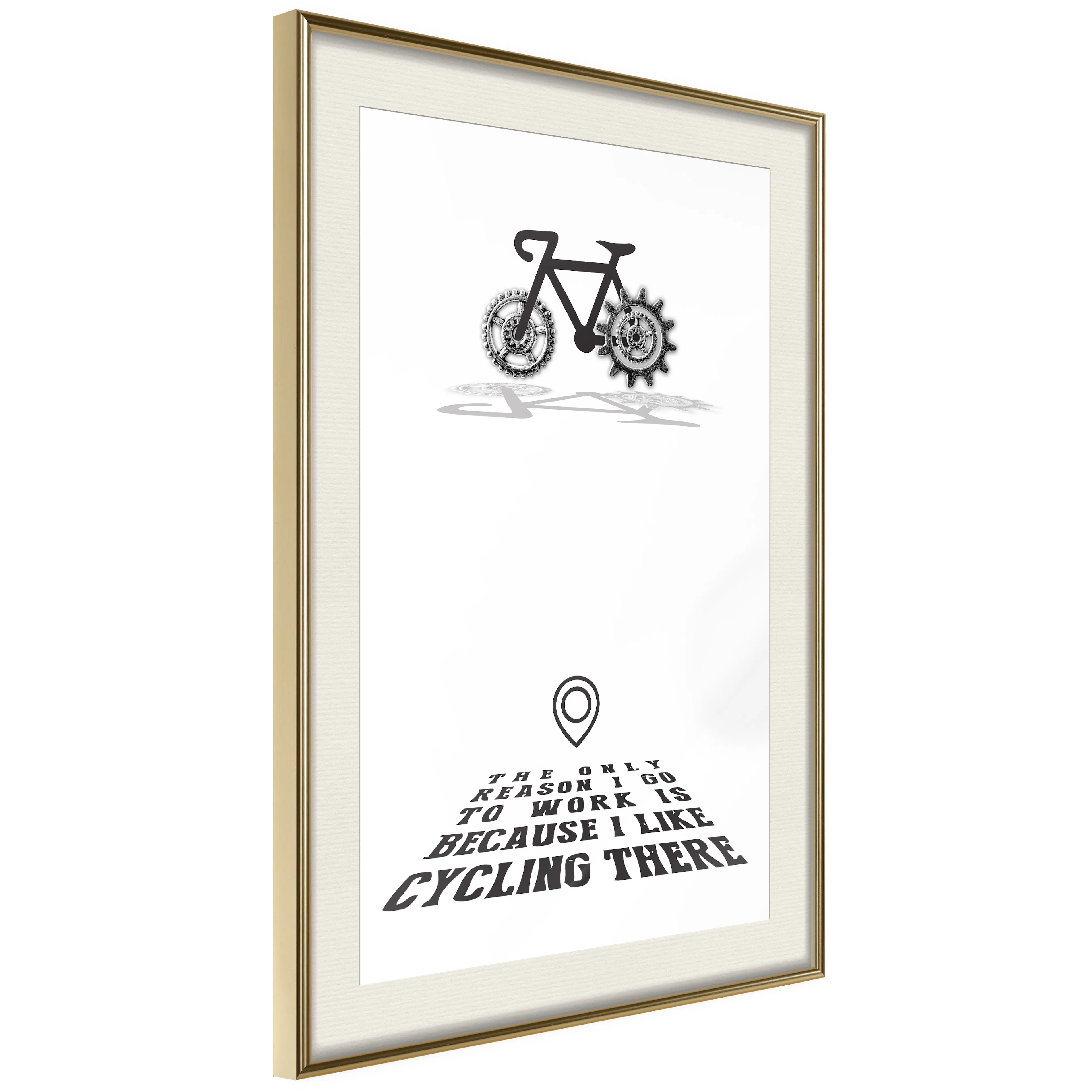 Poster Artgeist Affisch I like Cycling