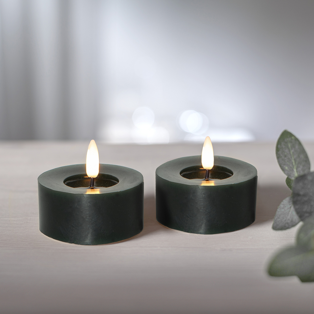 LED-Värmeljus Star Trading Flamme Flow 7x5 cm 2-pack