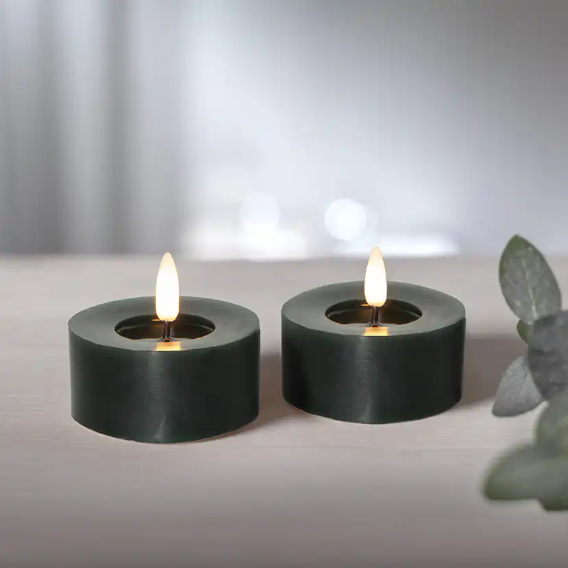 LED-Värmeljus Star Trading Flamme Flow 7x5 cm 2-pack