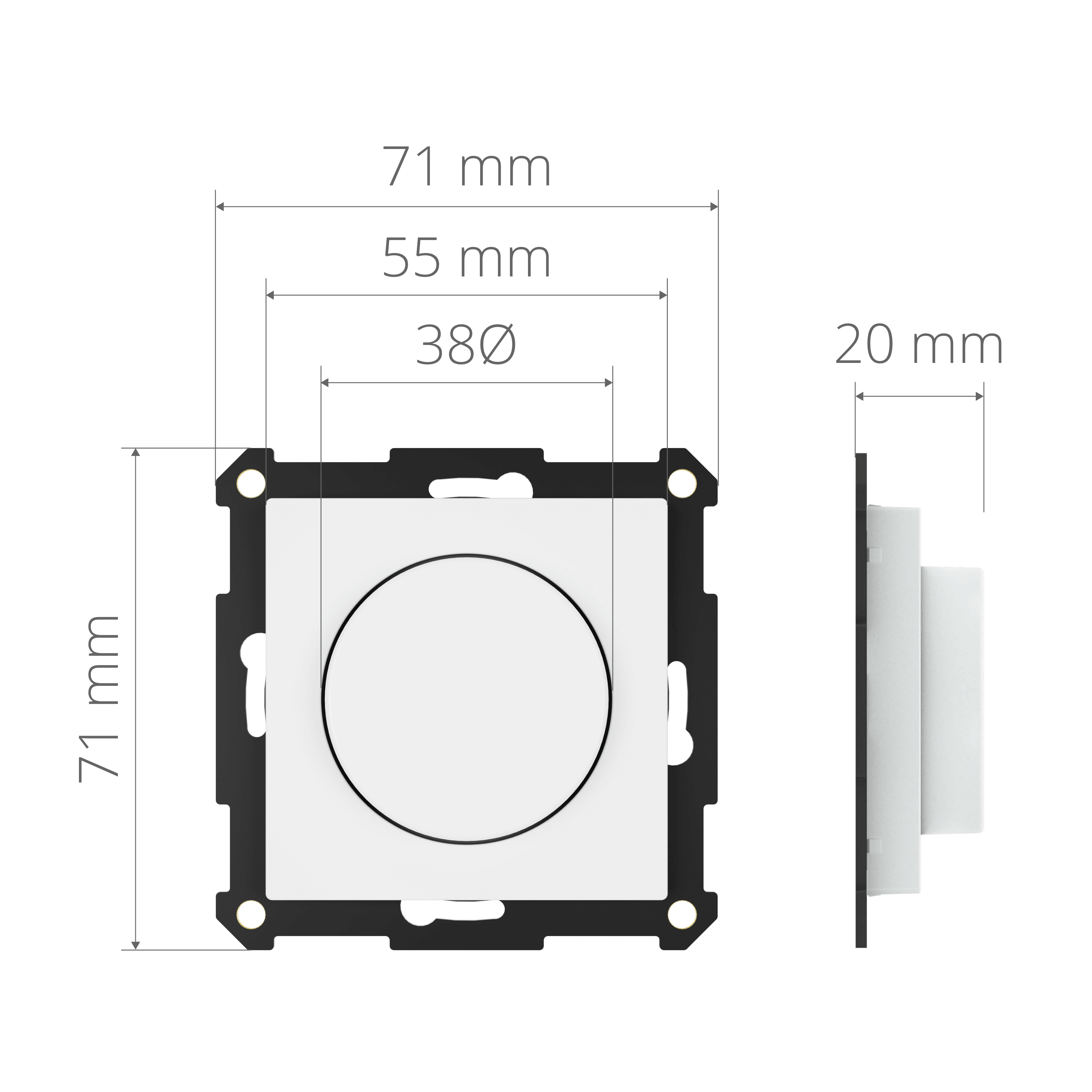 Trådlös Vrid Plejd WRT-01-EW