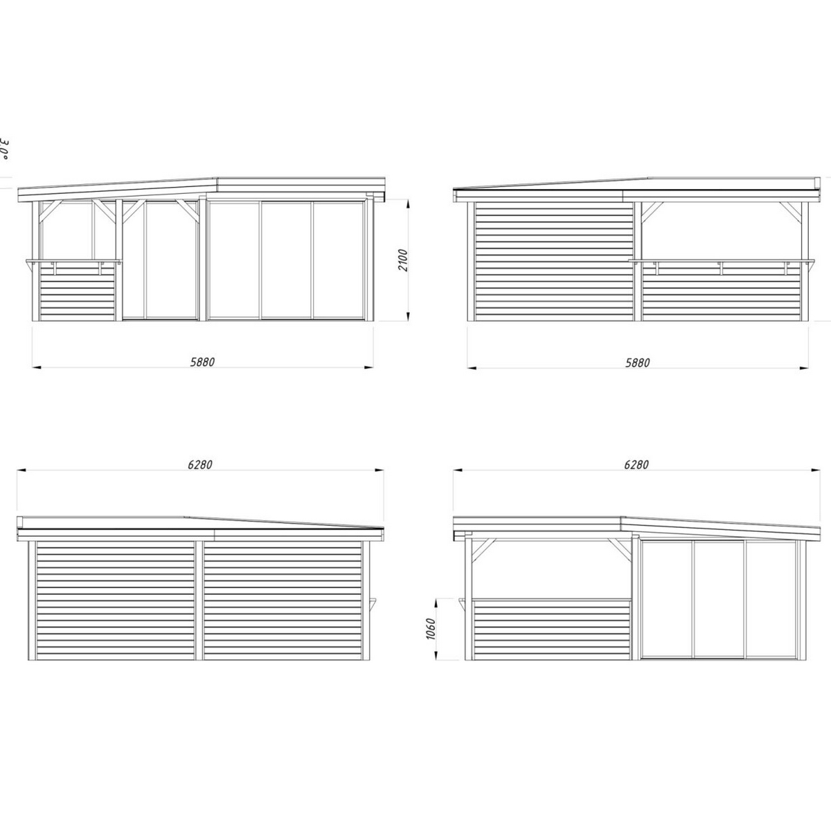 Uterum Palmako Lenna 24,9 m2 Set 423 Slide