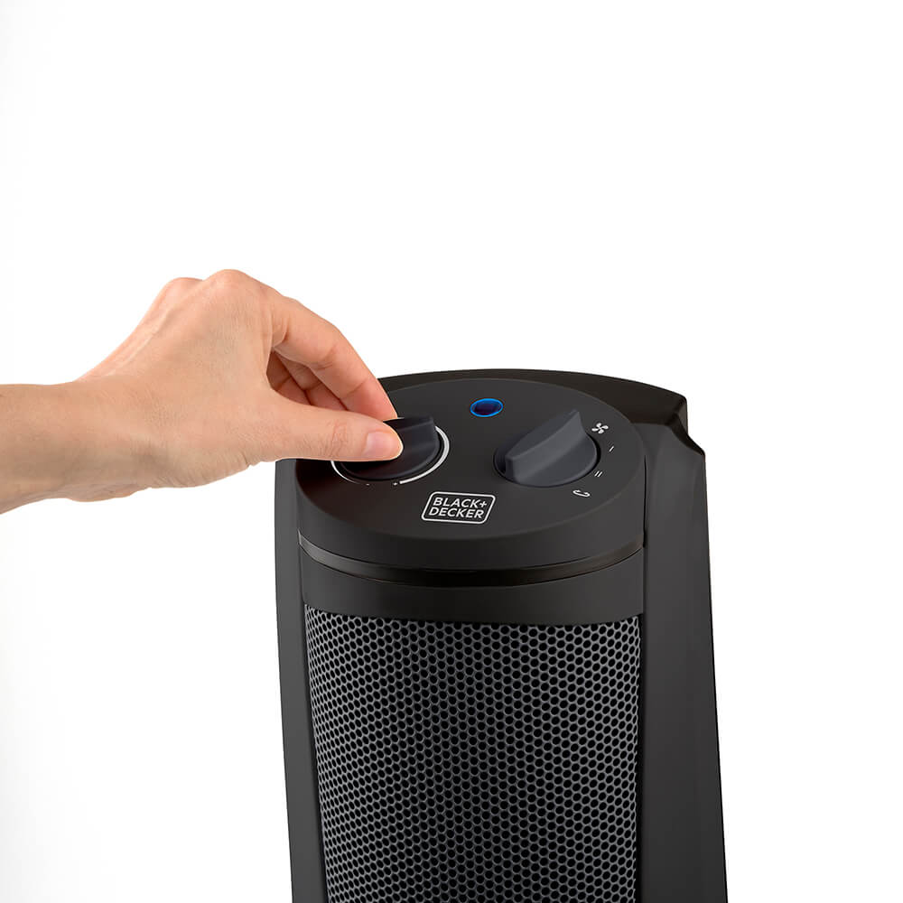 Tornvärmare Black+Decker Keramisk 2000W Svart