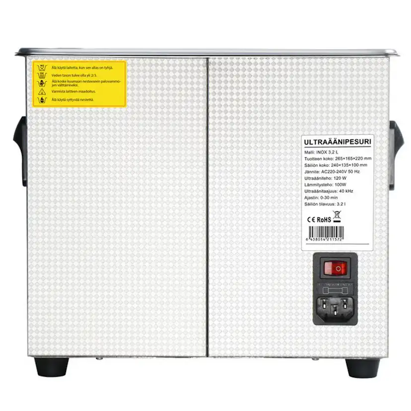 Ultraljudstvätt Timco 3,2 L INOX