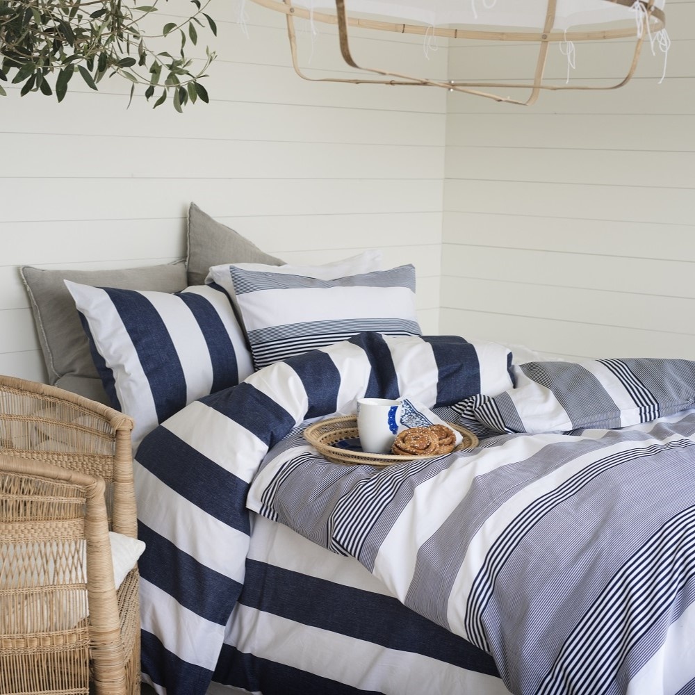 Påslakanset Borganäs of Sweden Block Stripe