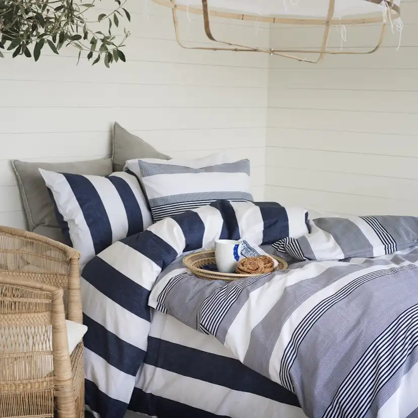 Påslakanset Borganäs of Sweden Block Stripe
