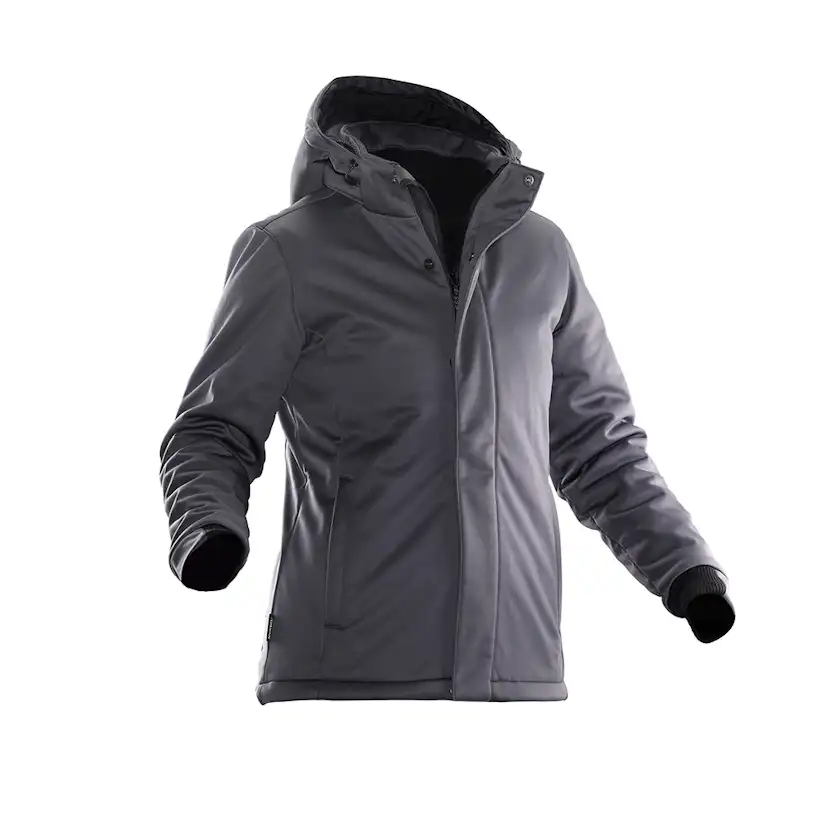 Vinterjacka Softshell Dam Mörkgrå XXL Storlek: XXL, Färg: Mörkgrå