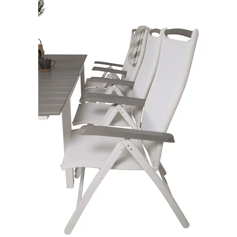 Matgrupp Venture Home Lova 160/240 med 8 Aleyna Stolar