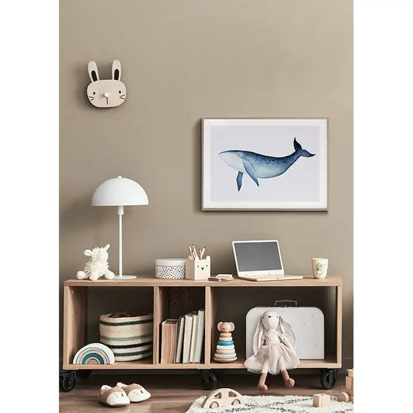 Poster Gallerix Watercolor Whale