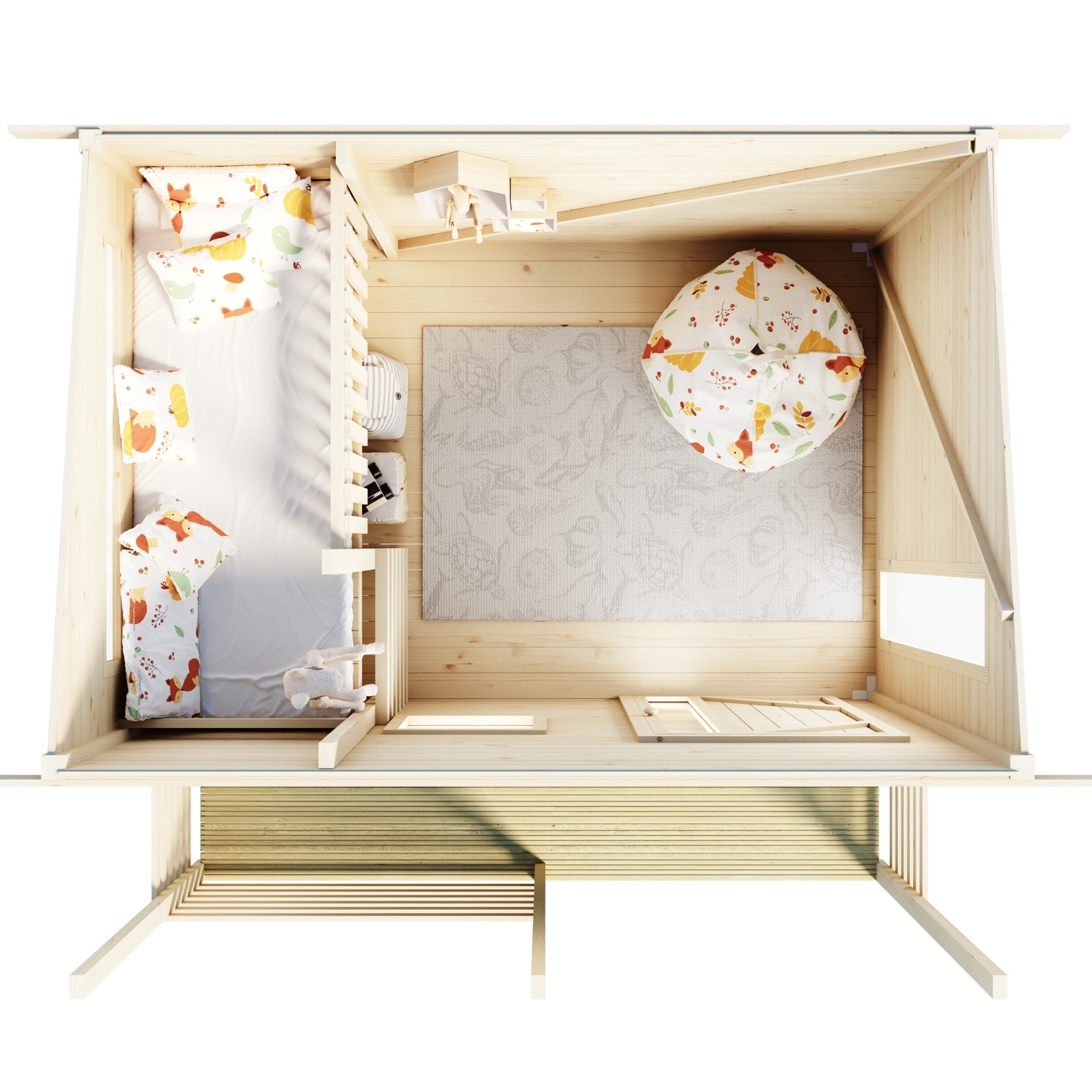 Lekstuga Luoman Lillevilla Peukaloinen 3,73 m2