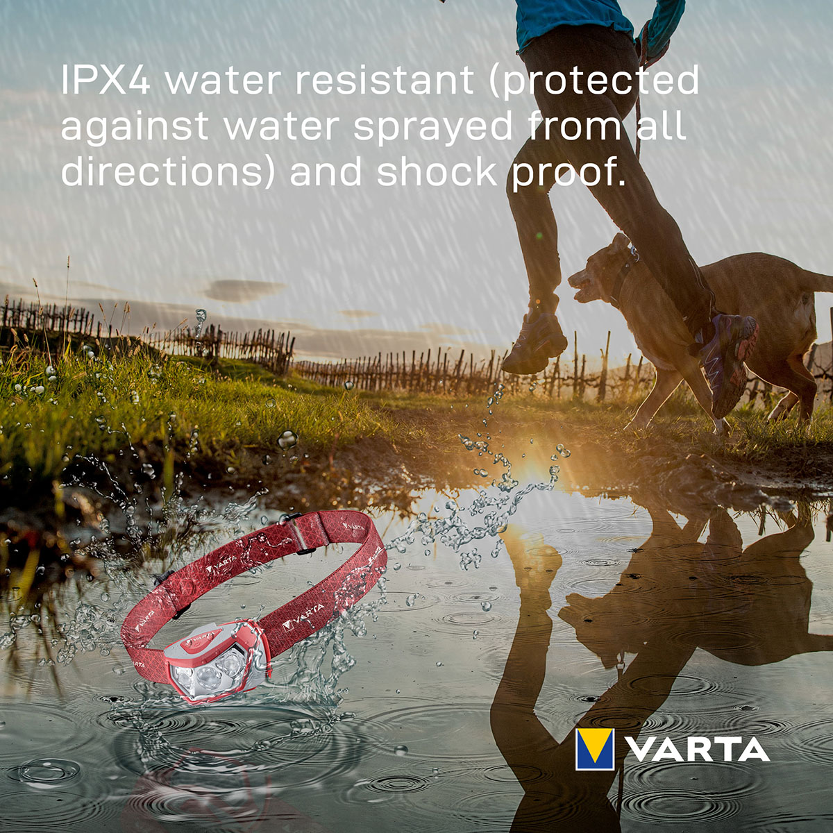 Pannlampa Varta Outdoor Sports H20 Pro Pannlampa 200 lm