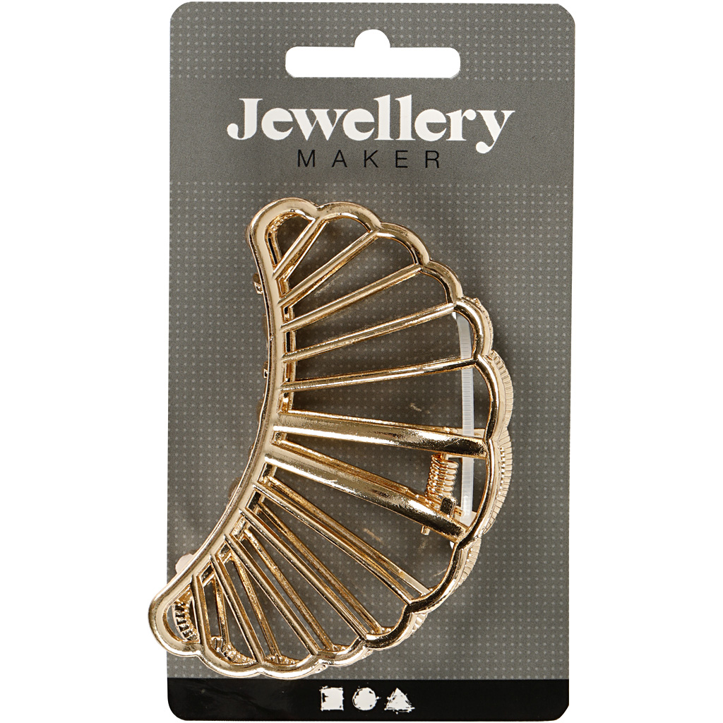 Hårspännen Creativ Company Förgylld 80x52 mm 1 st/1 Förp