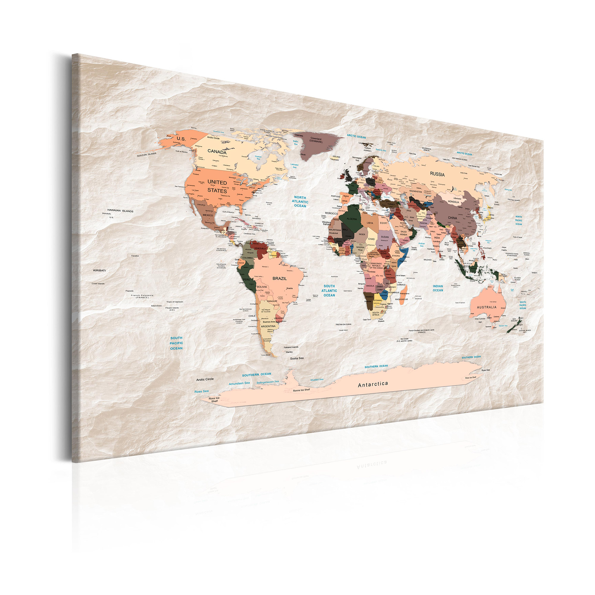Tavla Arkiio World Map Stony Oceans