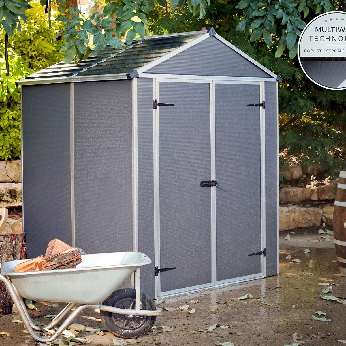 Redskapsbod Canopia by Palram Rubicon 2,8 m²