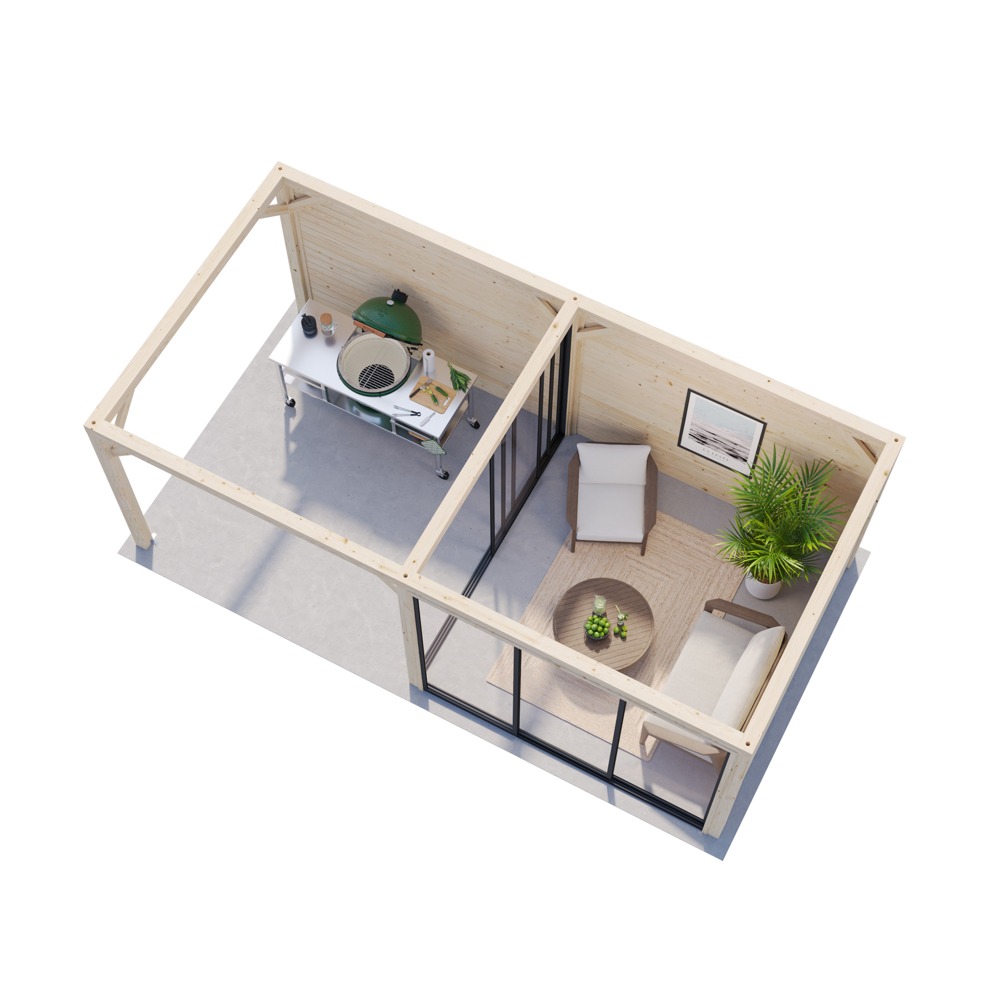 Uterum Palmako Lenna 16,6 m2 Set 705 Slide Plus