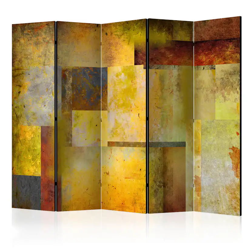 Rumsavdelare Skärmvägg Arkiio Orange Hue of Art Expression II 225x172 cm