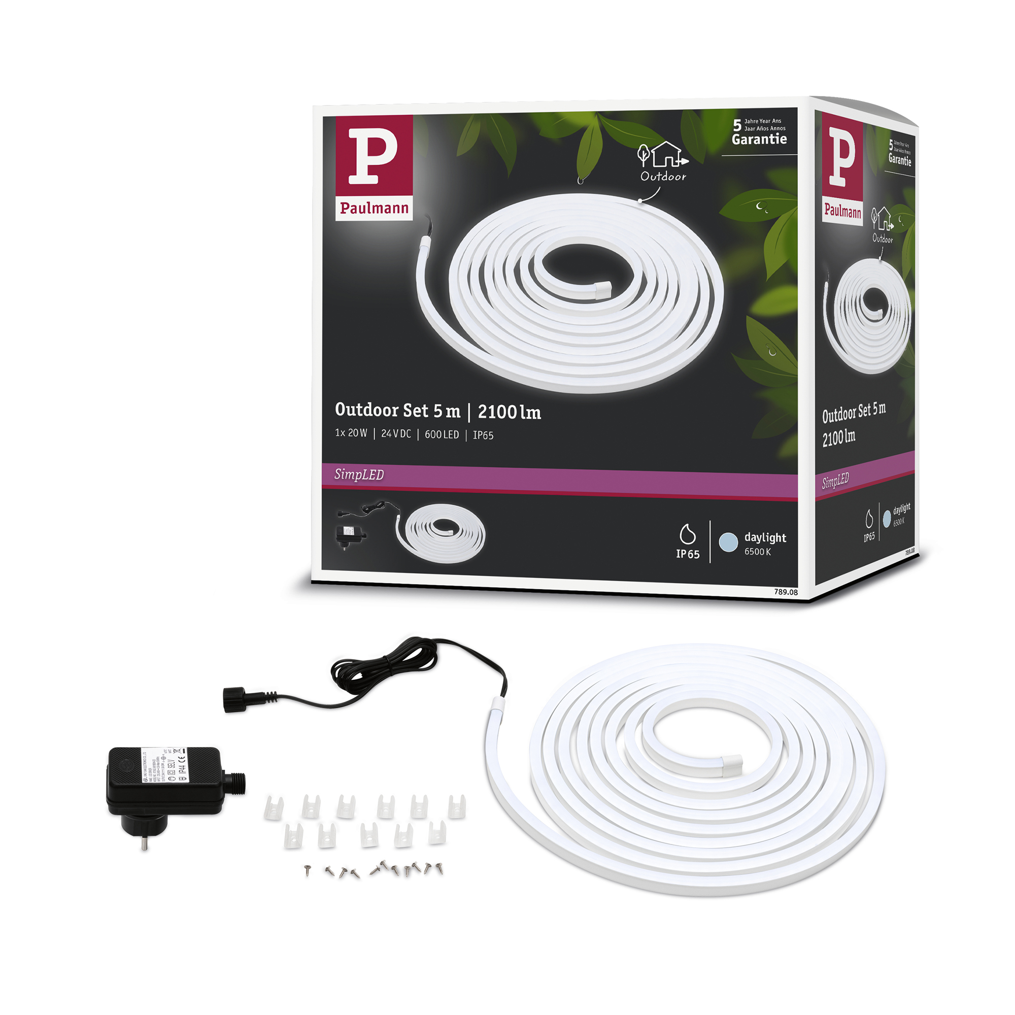 LED-strip Paulmann SimpLED Belagd Outdoor Komplett set IP65