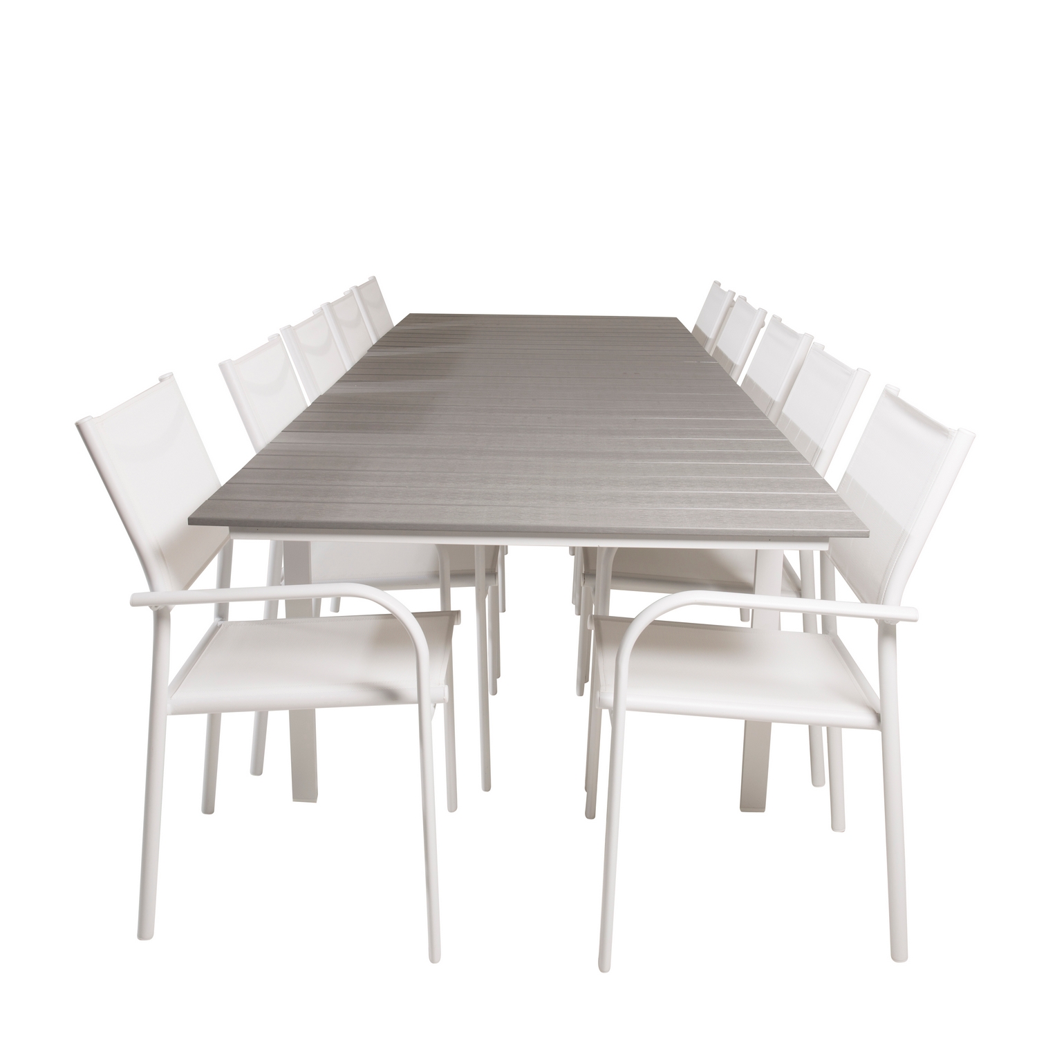 Matgrupp Venture Home Lova 224/324 med 10 Siri Karmstolar