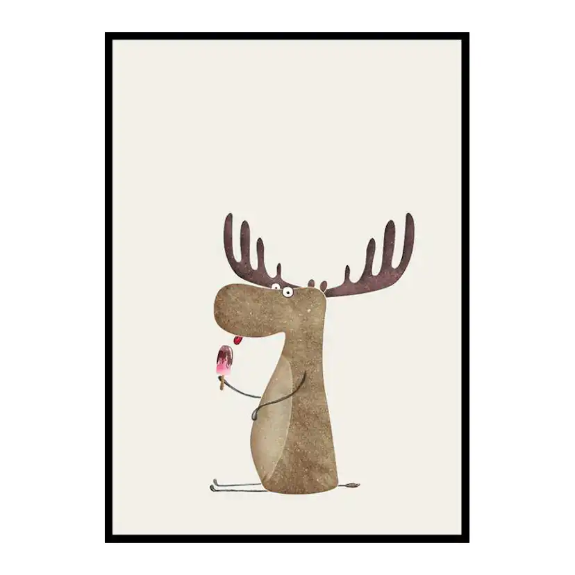 Poster Gallerix Ice Cream Moose