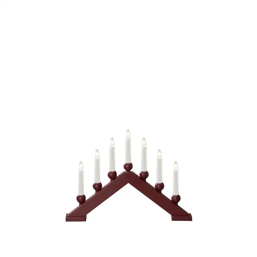 Adventsljusstake Gnosjö Konstsmide 7 Ljus Trä