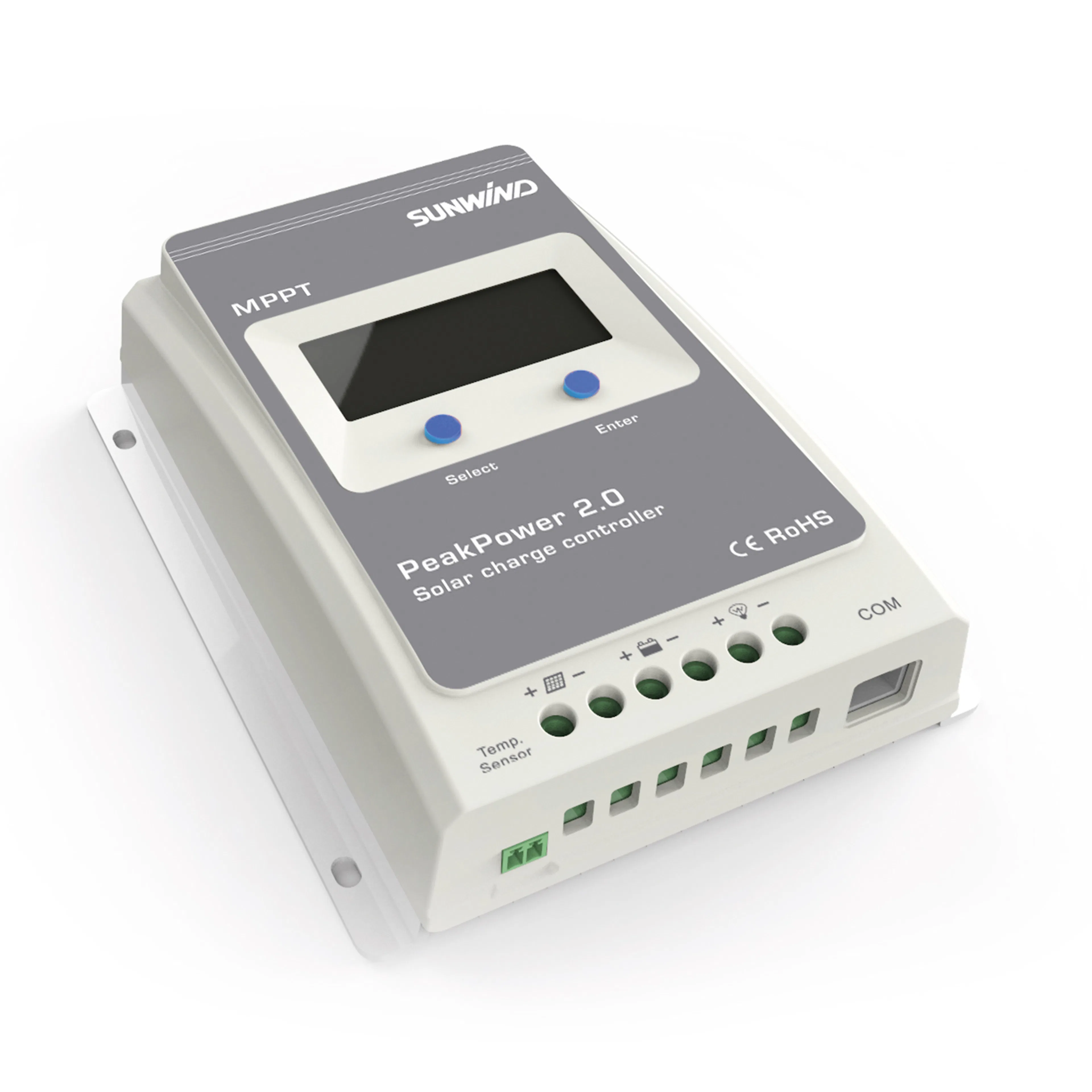 Solcellsregulator Sunwind PeakPower 10A