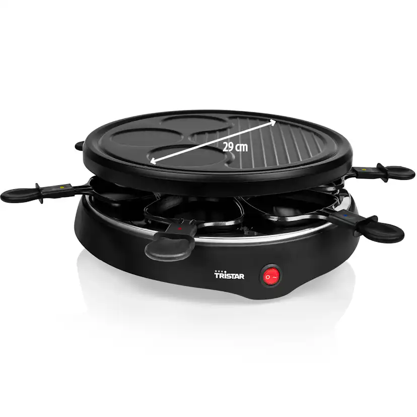 Raclettegrill Tristar 4-i-1 RA-2998 för 6 Pers - Svart