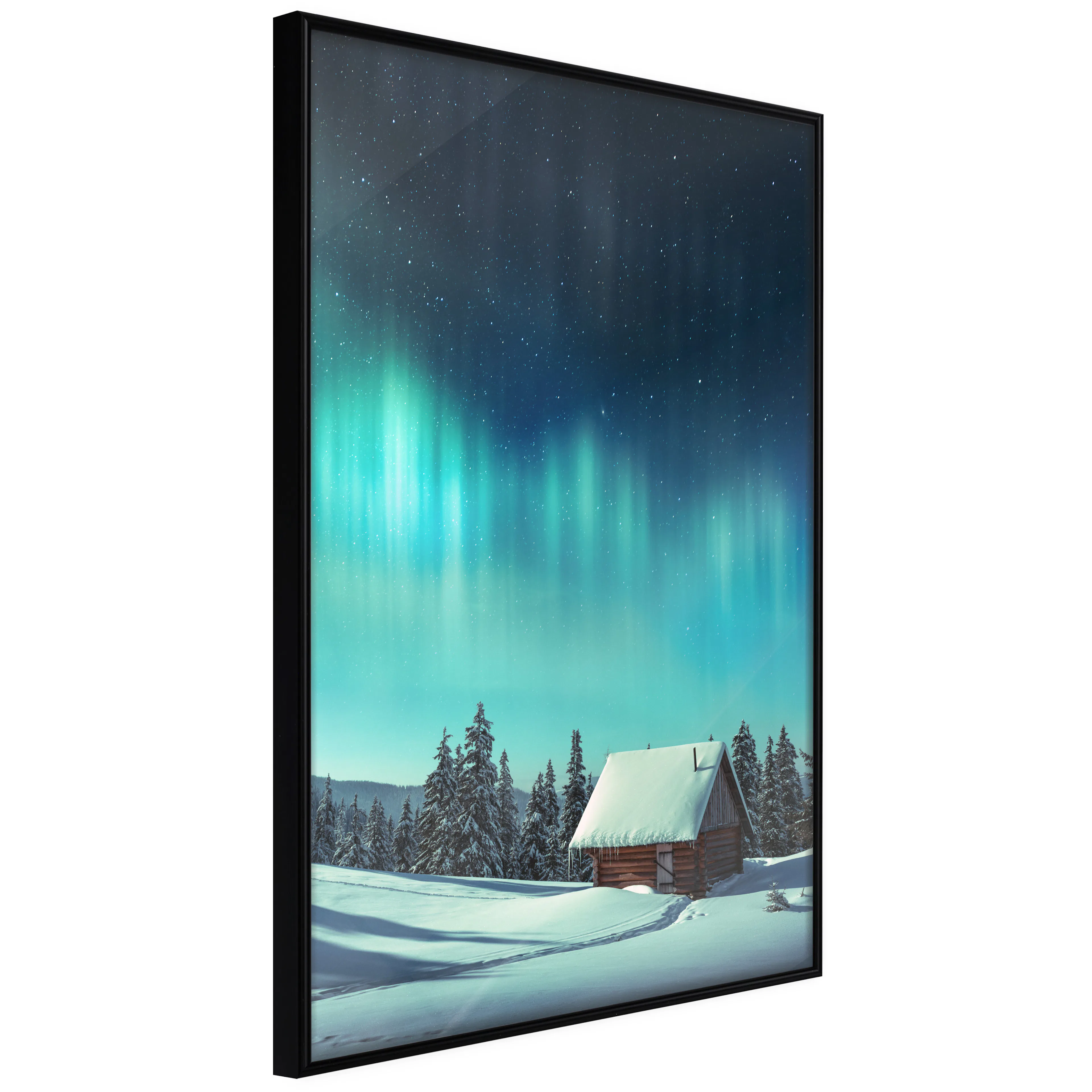 Affisch - Blue Nights [Poster] 30x45 Svart ram, 30x45 cm