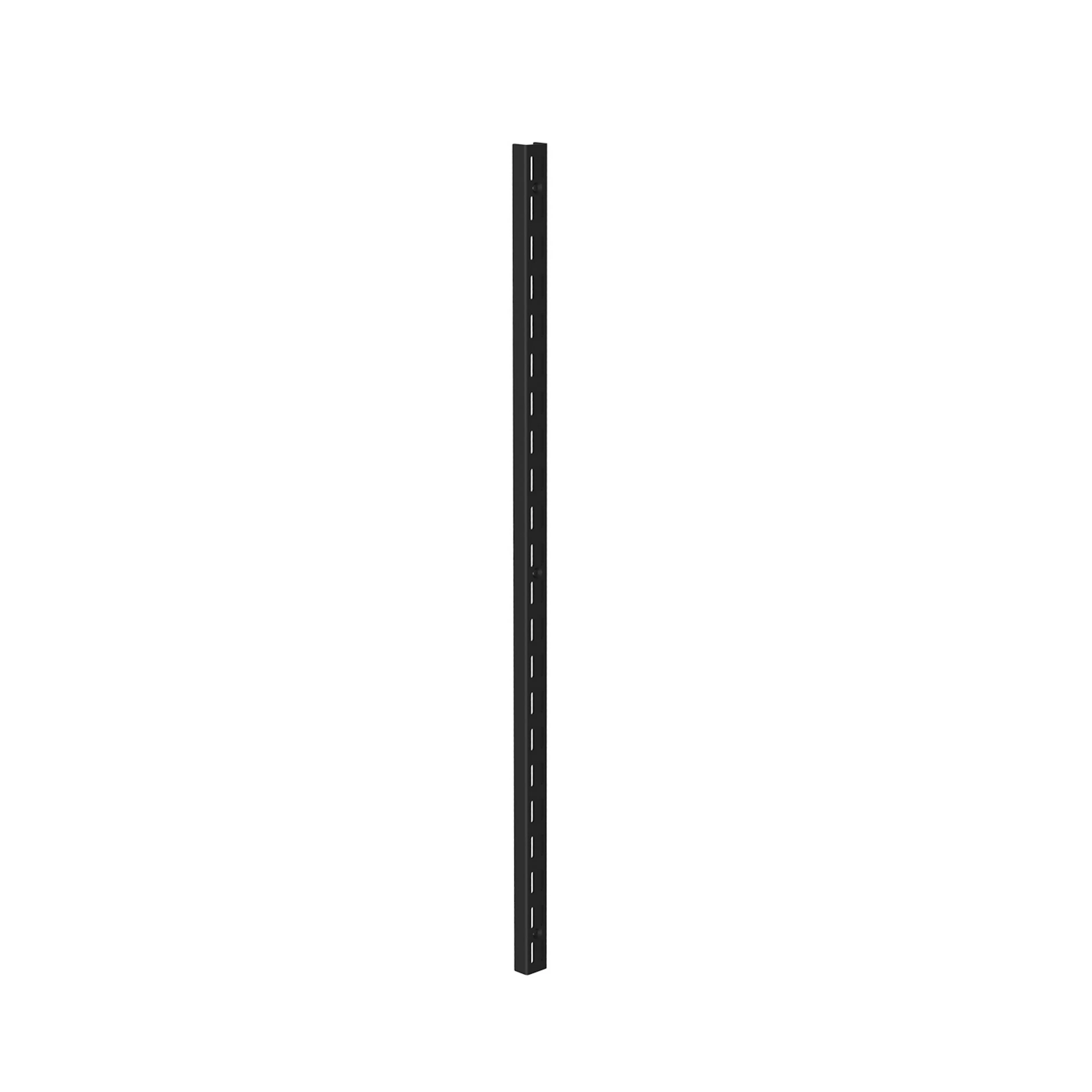 Väggskena svart 710, 1 par 710 mm