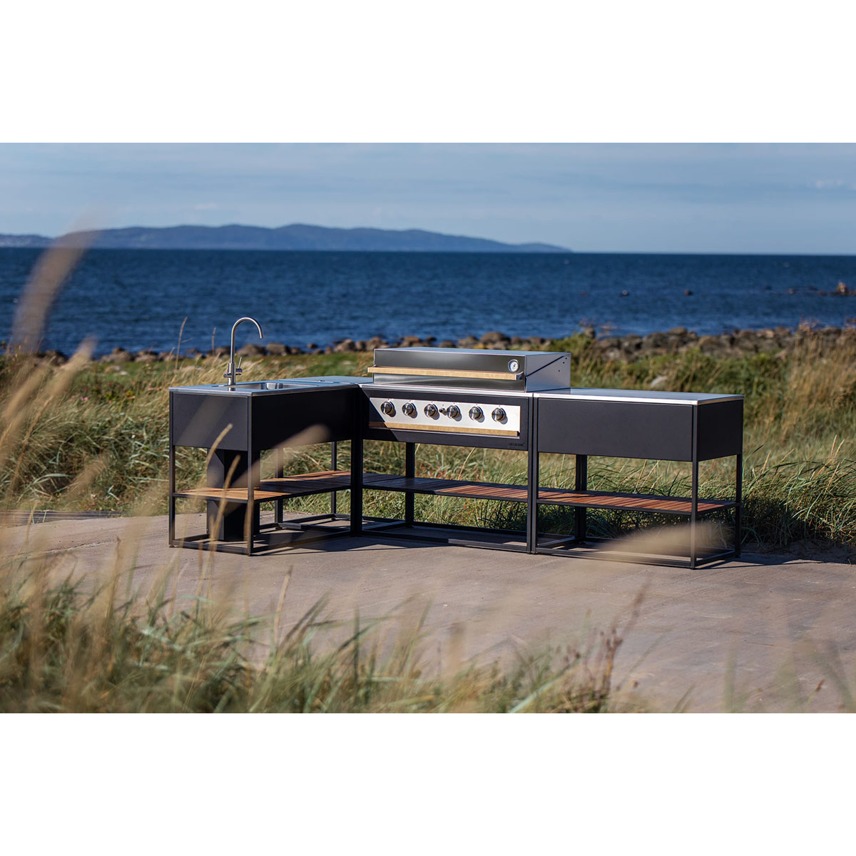 Hörnmodul Skeldervik Stainless Countertop