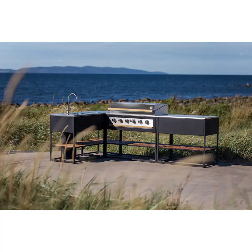 Hörnmodul Skeldervik Stainless Countertop