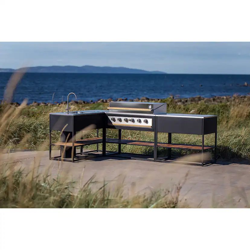 Hörnmodul Skeldervik Stainless Countertop