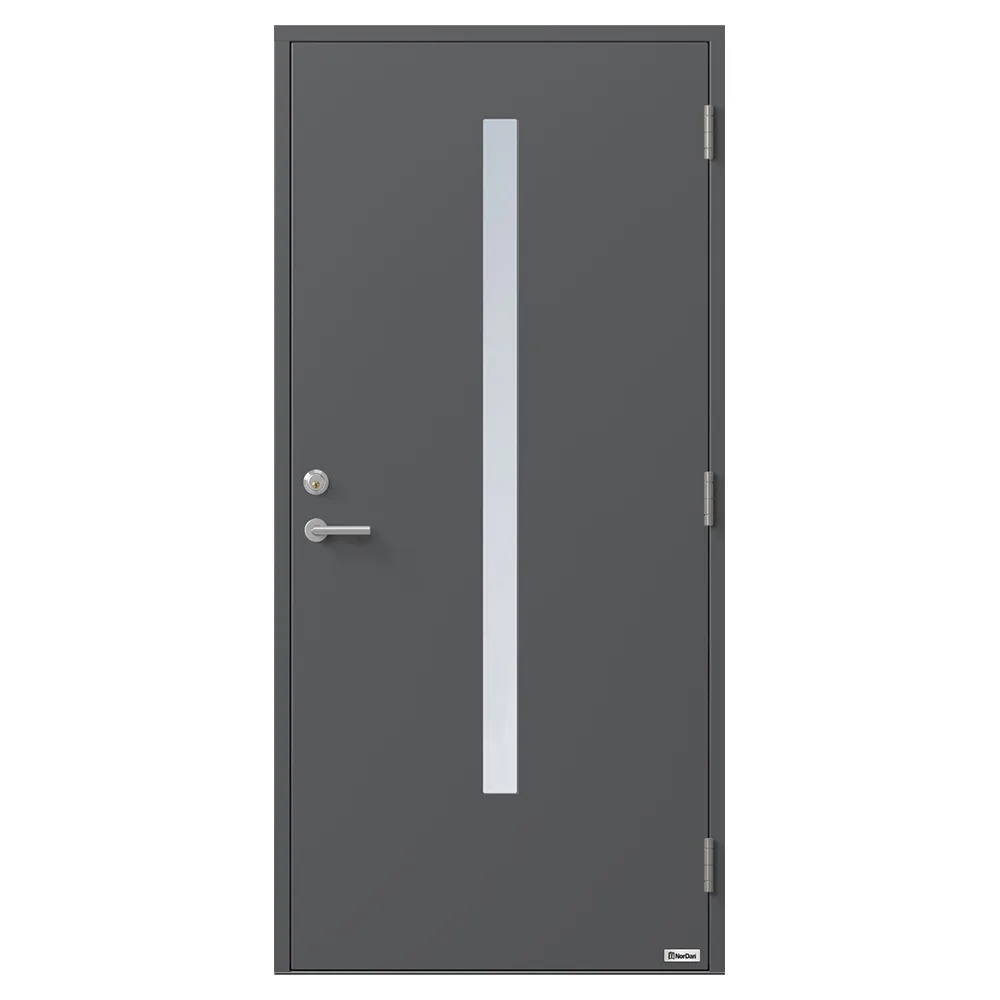 Sirius 863G 10X21 H NCS S-7000-N BxH: 100x210 cm, Höger, S-7000-N, Grå