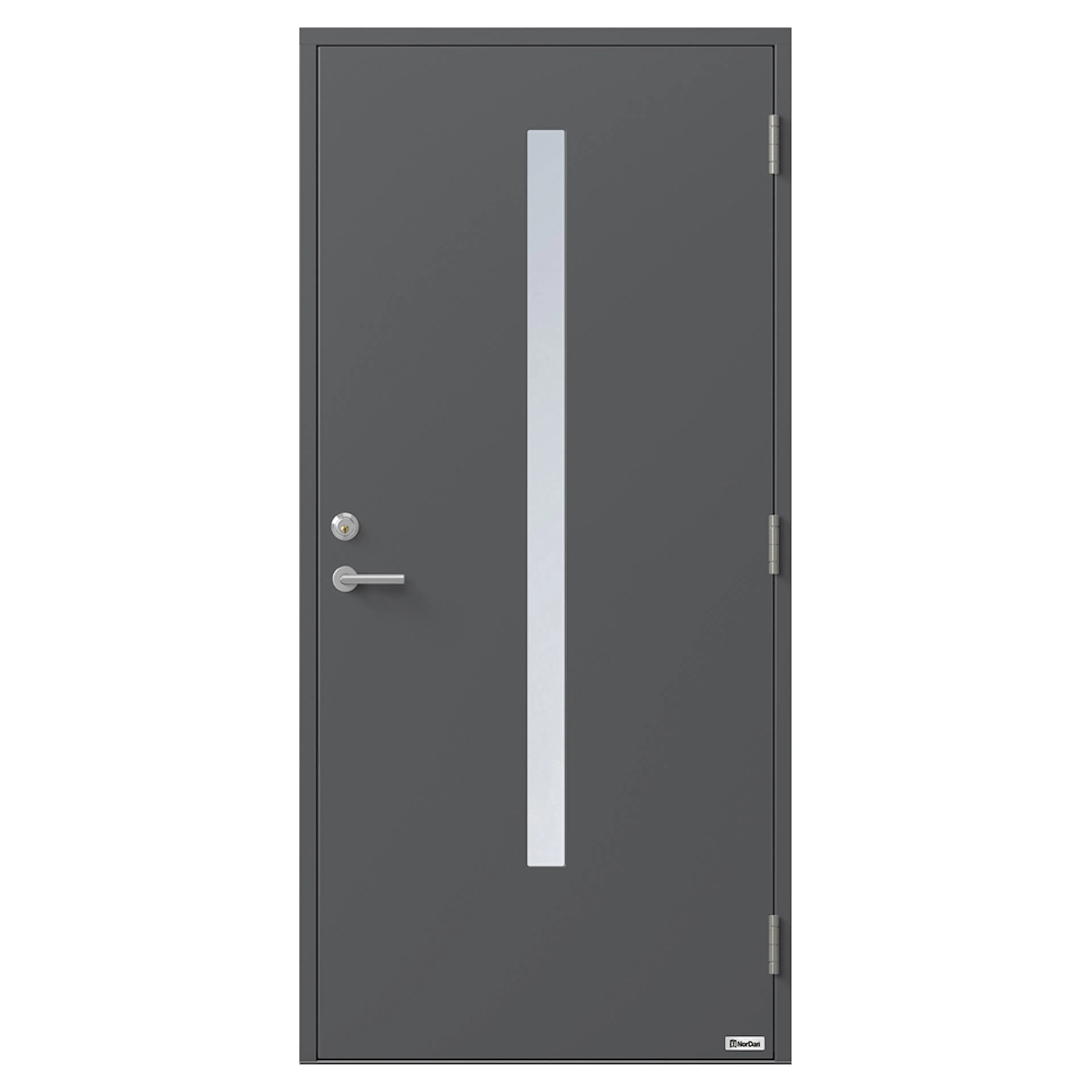 Sirius 863G 10X21 H NCS S-7000-N BxH: 100x210 cm, Höger, S-7000-N, Grå