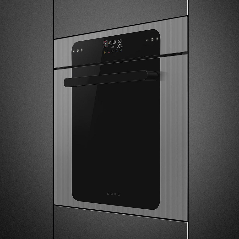 Kombiugn Smeg SO6202M2S med Varmluft och Mikrovågsfunktion Silver 60 cm