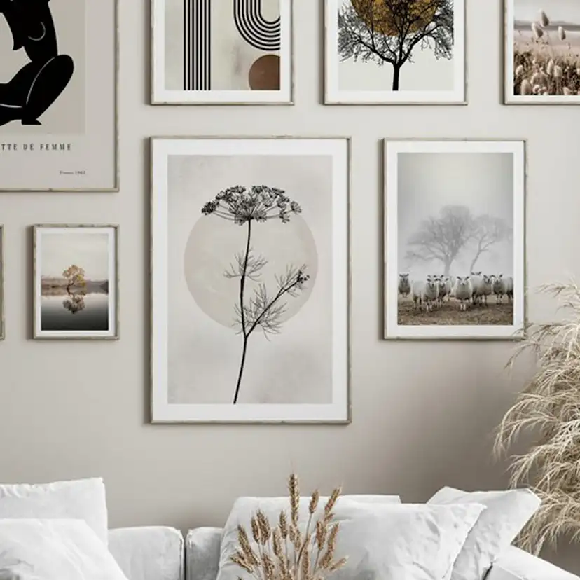Poster Gallerix Dried Flower Silhouette